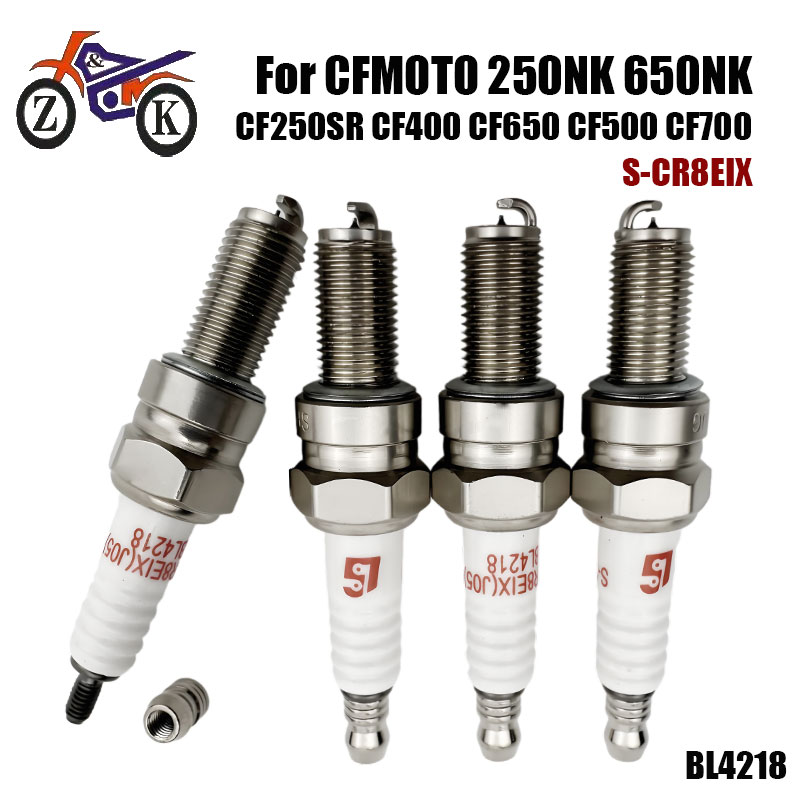 Motorcycle Spark Plug - CR8EIX Lridium Buji, CFMOTO CF250 250NK