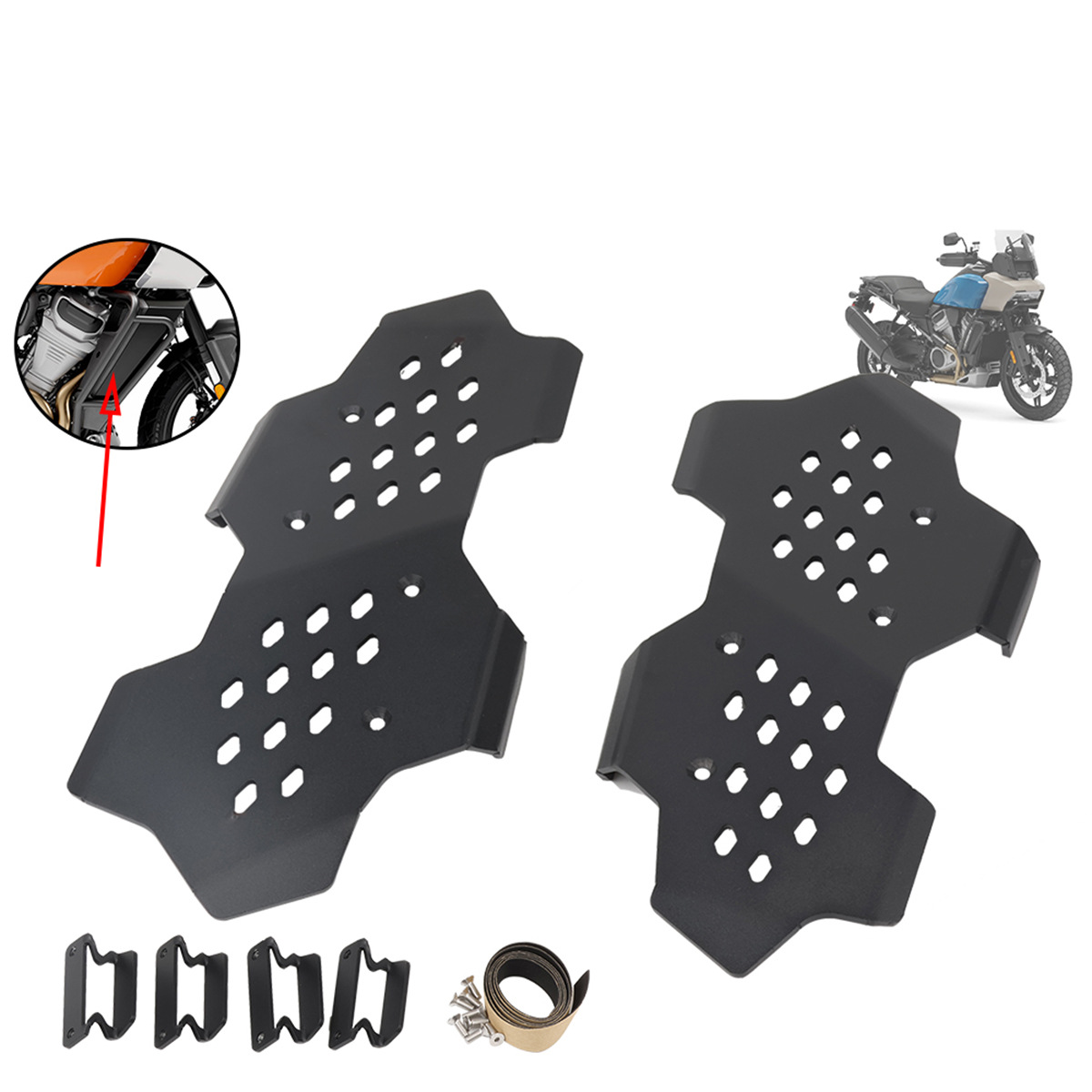 Motorcycle Cylinder - YENİ Motosiklet Motor Koruyucuları Silindir Kapağı