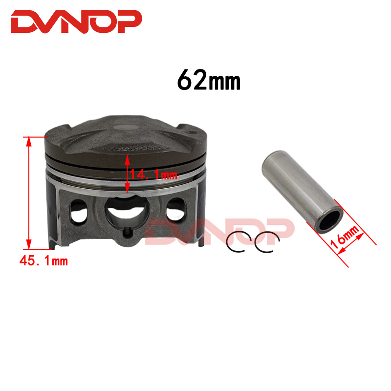 62mm 249cc Silindir Piston Con - Motorcycle Piston incelemesi ve fiyatı